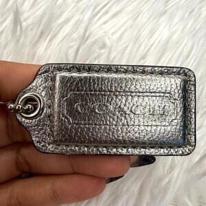 2" COACH Fob Bag Charm Hang tag Hangtag